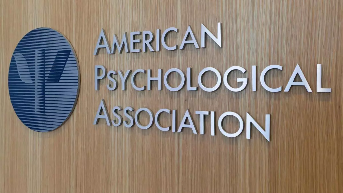  Amerikan Psikoloji Derneği'nin (APA)